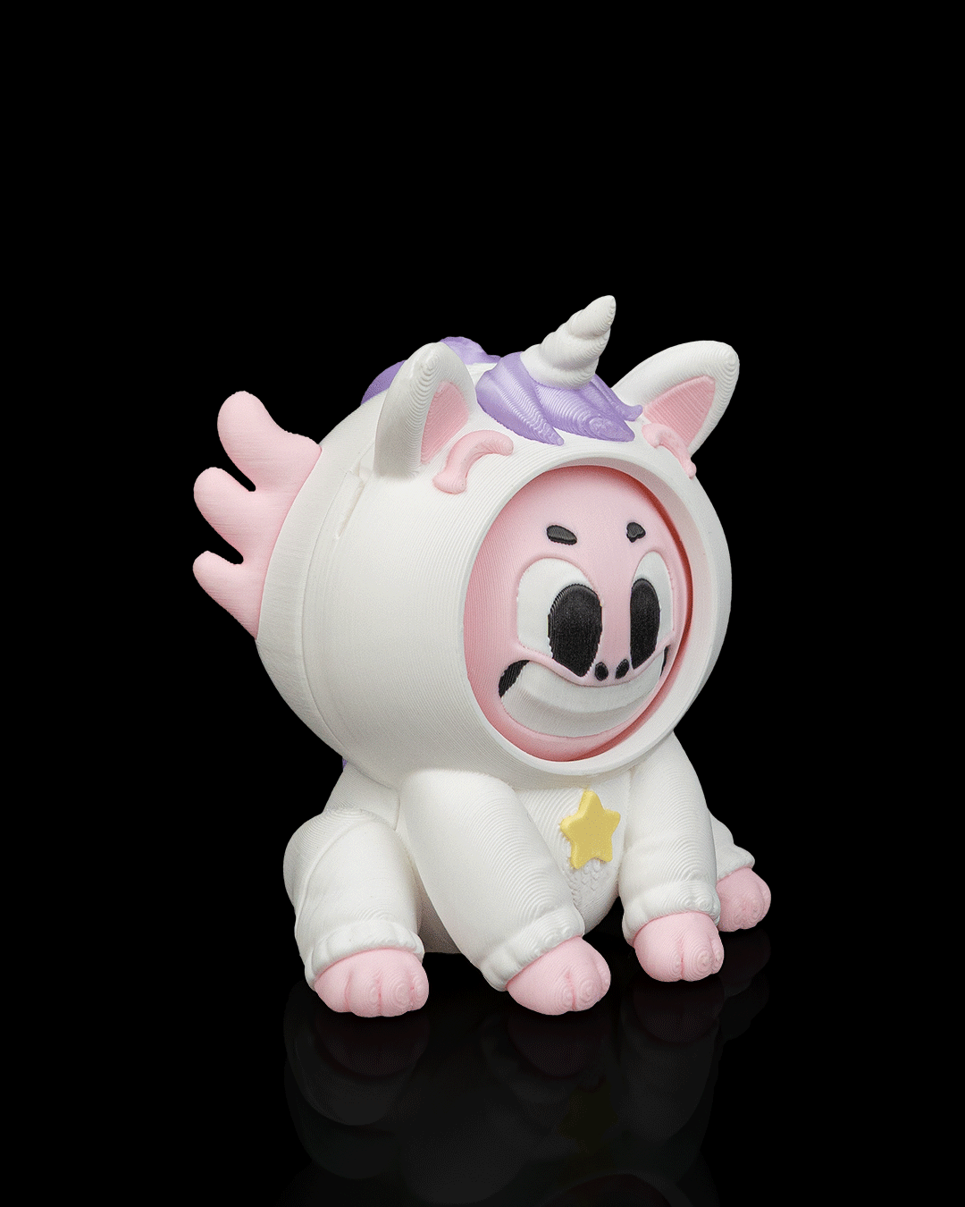 Uni-Lotl rotating face detail